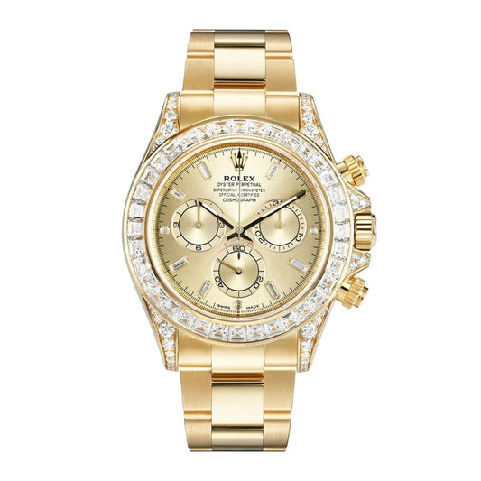 Chronograph Daytona Gold & Diamonds Men'S Watch